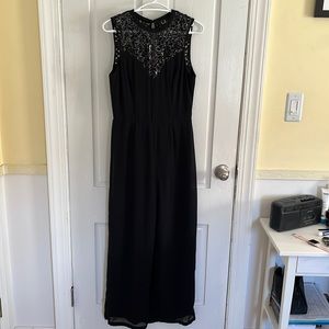 Lulus Black Jumpsuit w/ sequin top